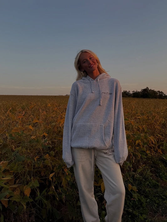 ￼ Salt and pepper  hoodie